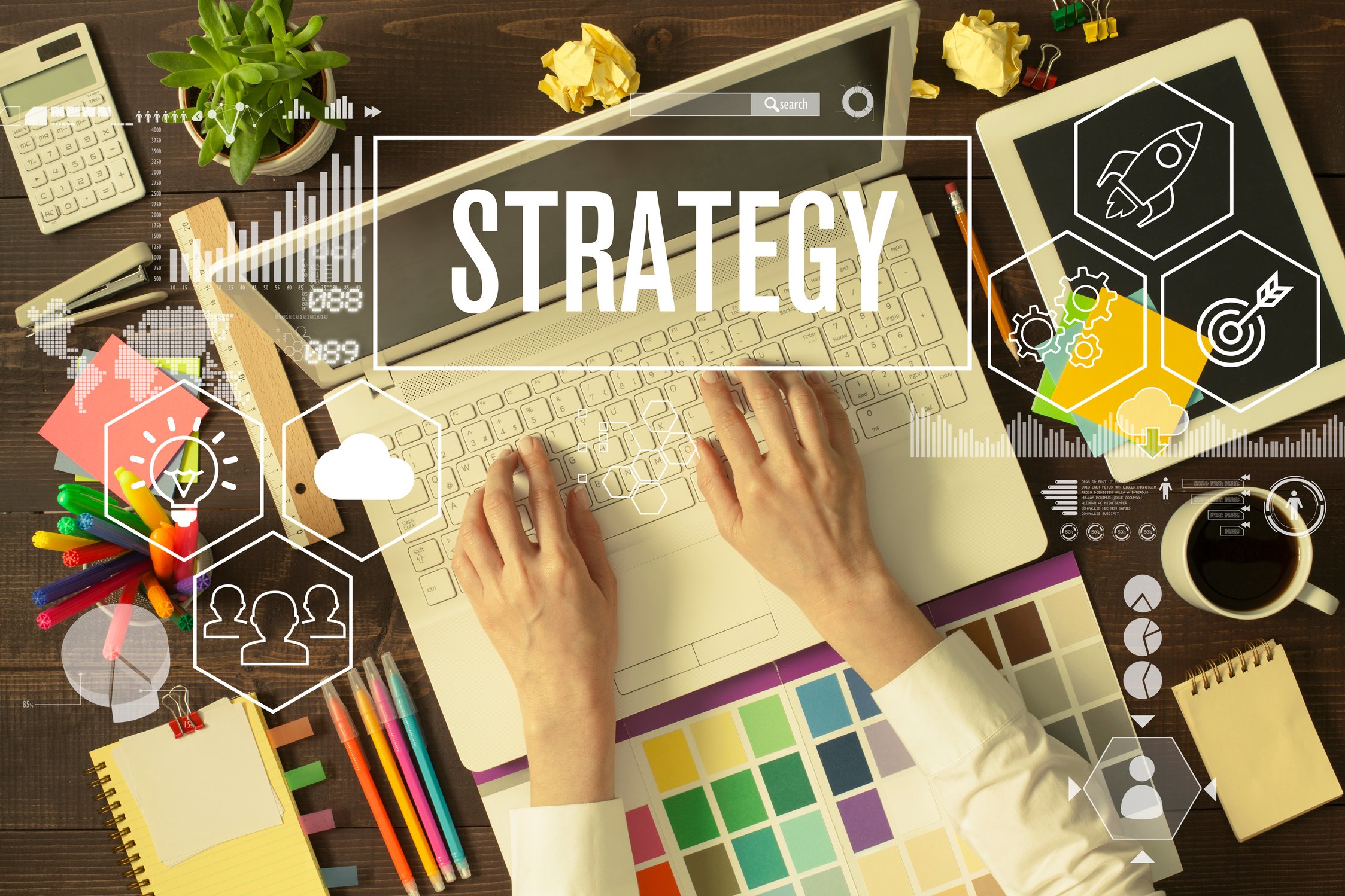 Business strategy concept - Strategy